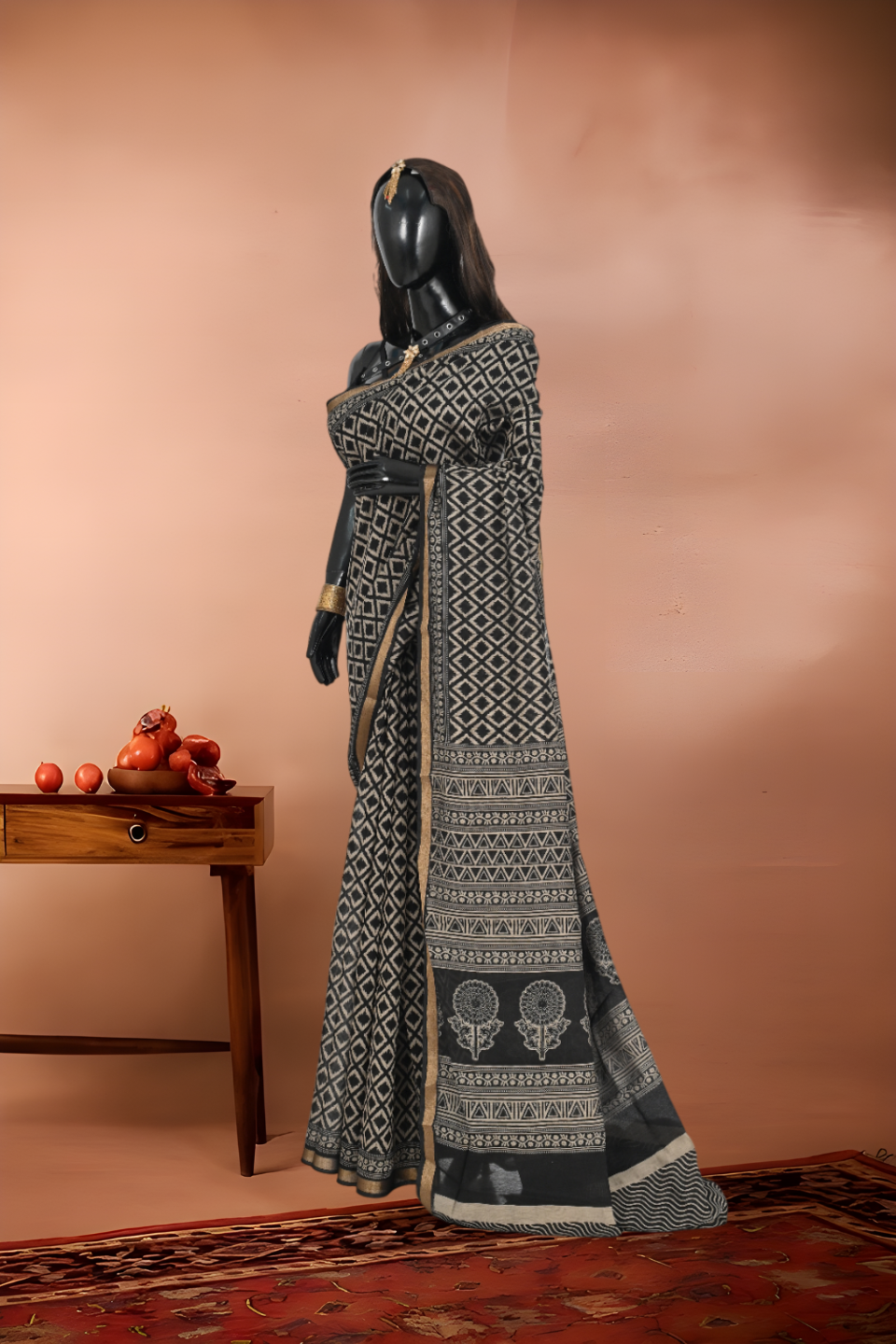 Meenakari Saree (Chanderi Silk)