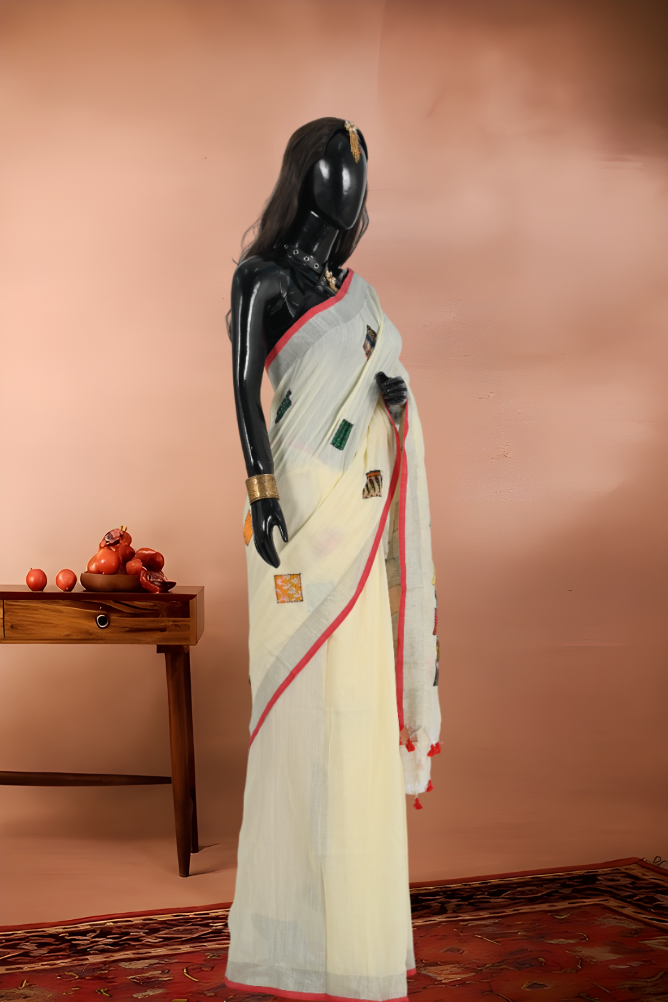 Khadi Cotton Applique Work