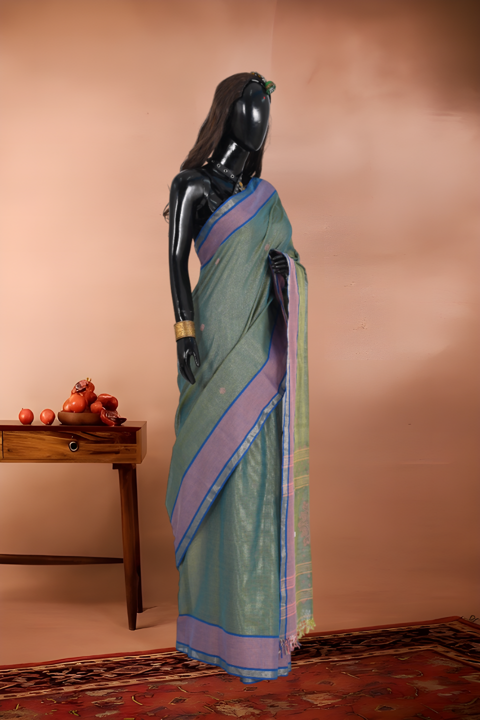 Pure Handloom Jamdani Cotton Saree