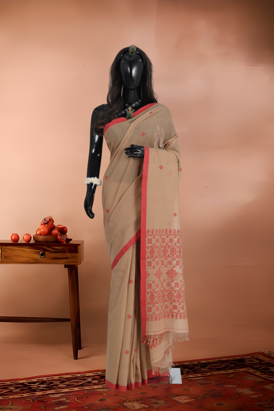 Pure Jamdani Handloom Cotton Saree