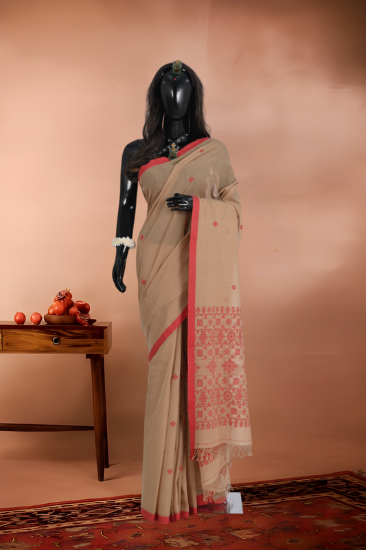 Pure Jamdani Handloom Cotton Saree