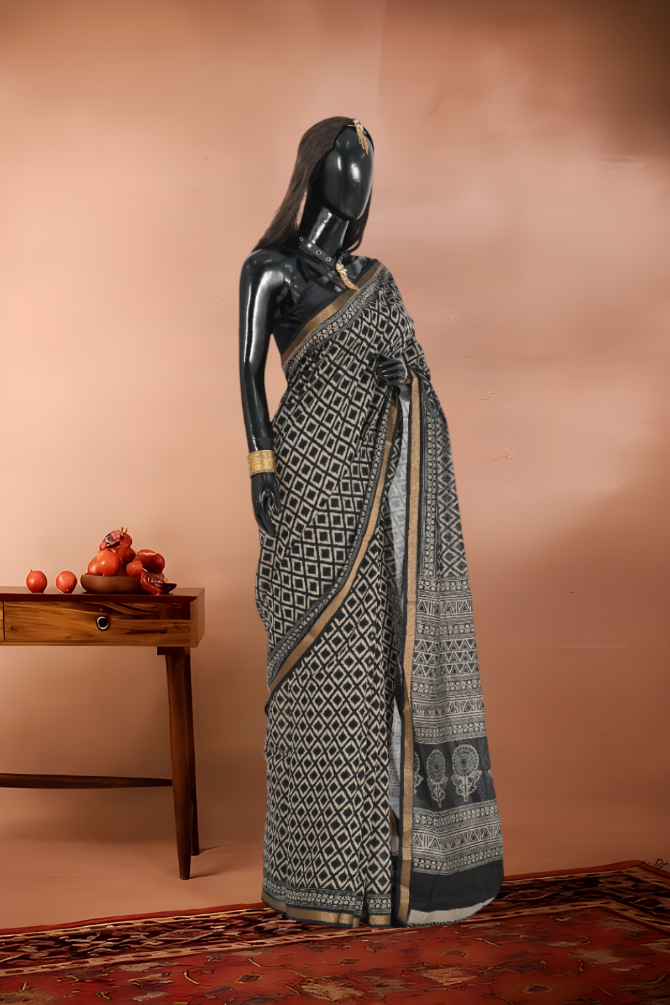 Meenakari Saree (Chanderi Silk)
