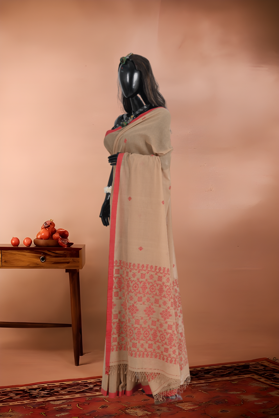 Pure Jamdani Handloom Cotton Saree