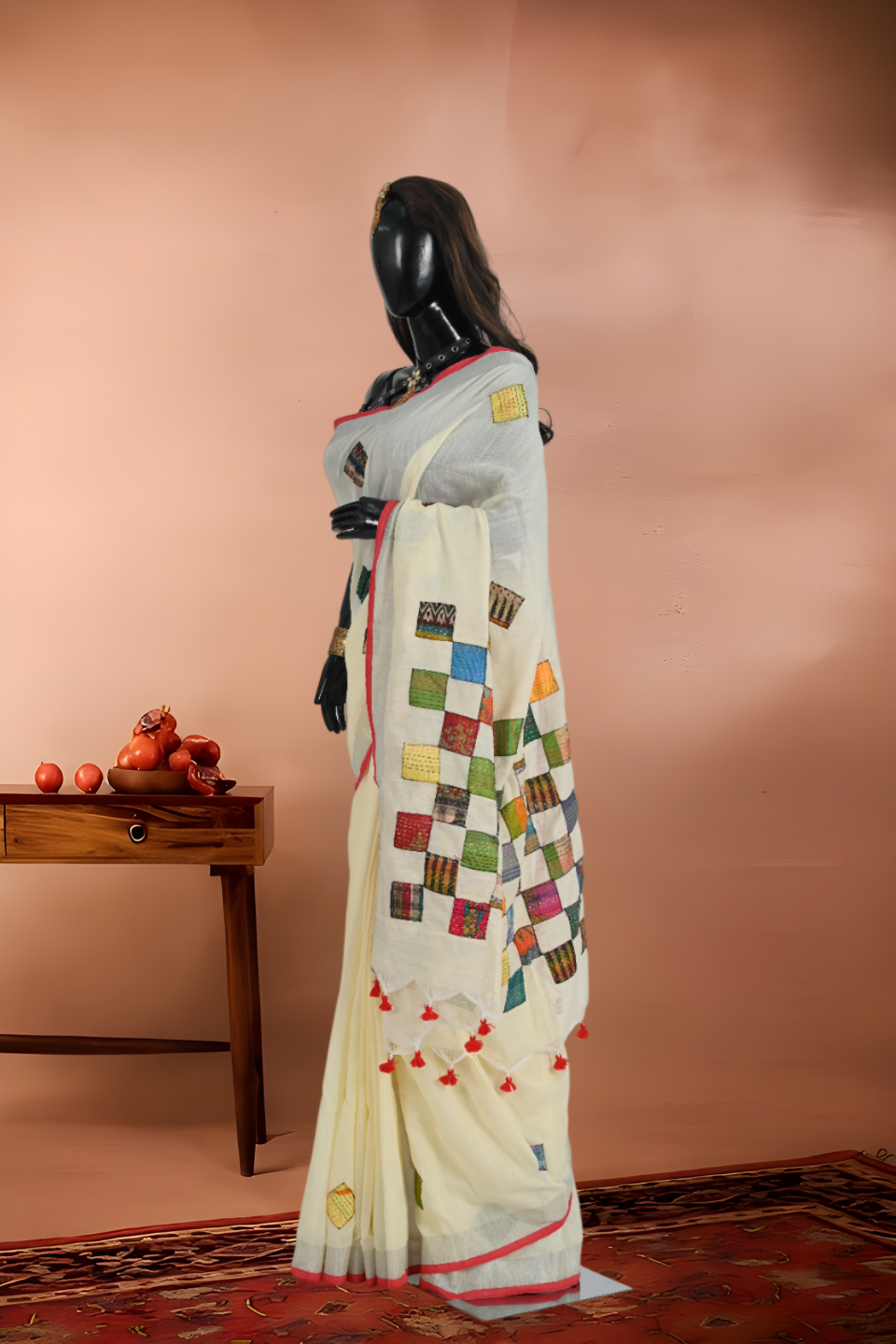 Khadi Cotton Applique Work