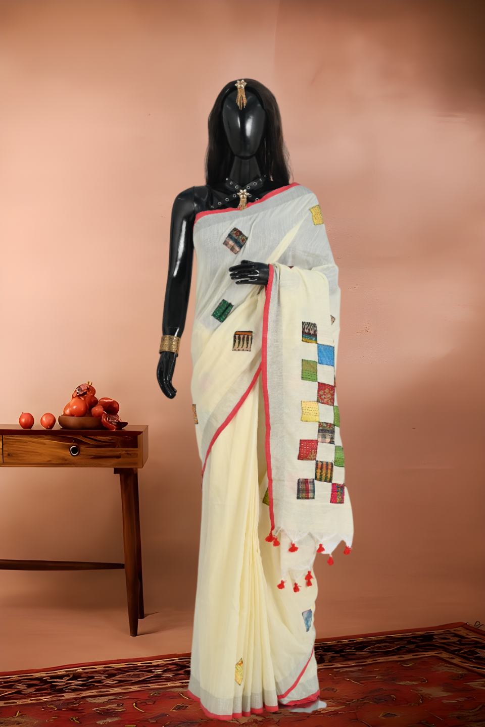 Khadi Cotton Applique Work