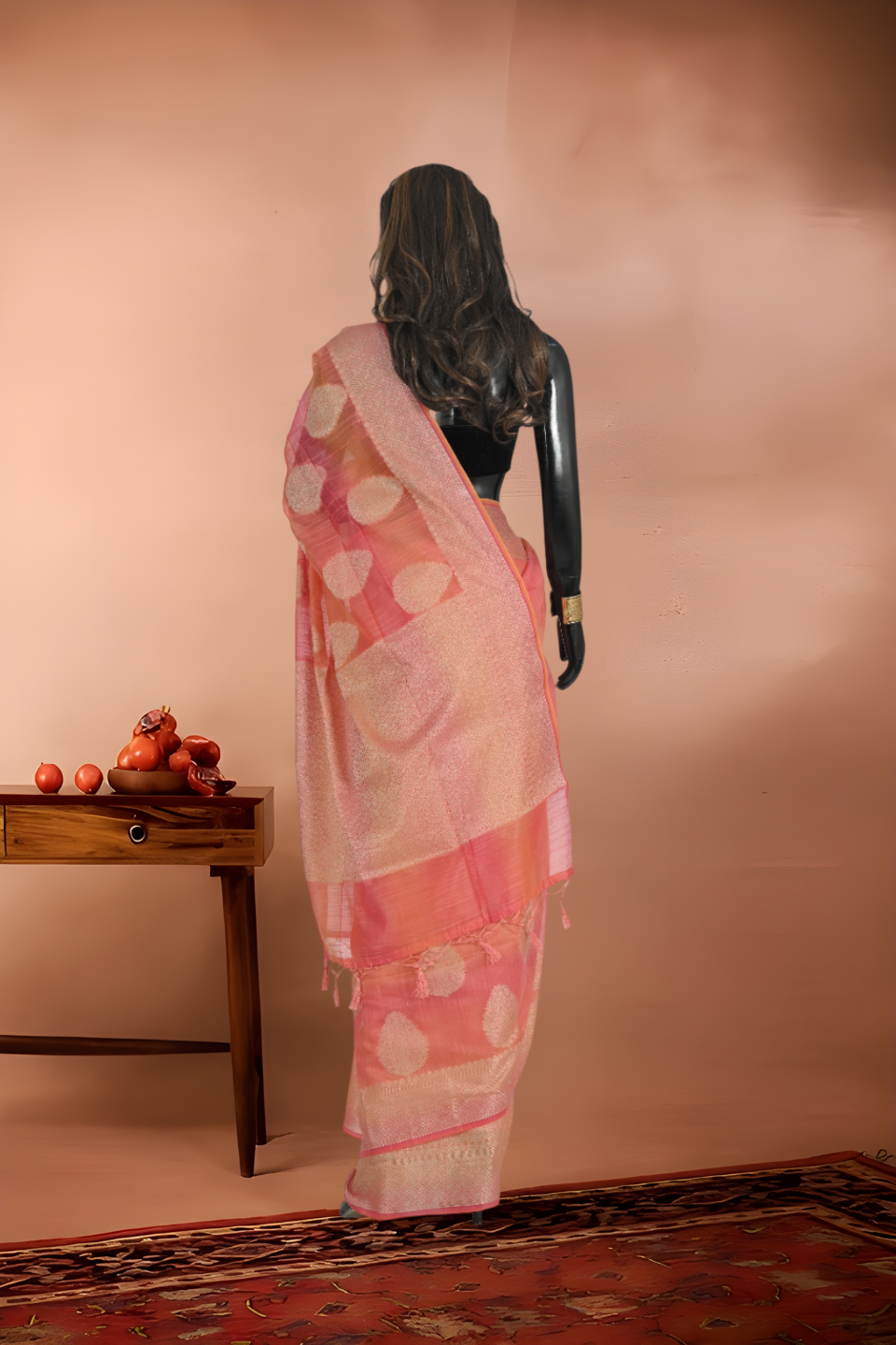 Vishnupuri Muga Silk Saree