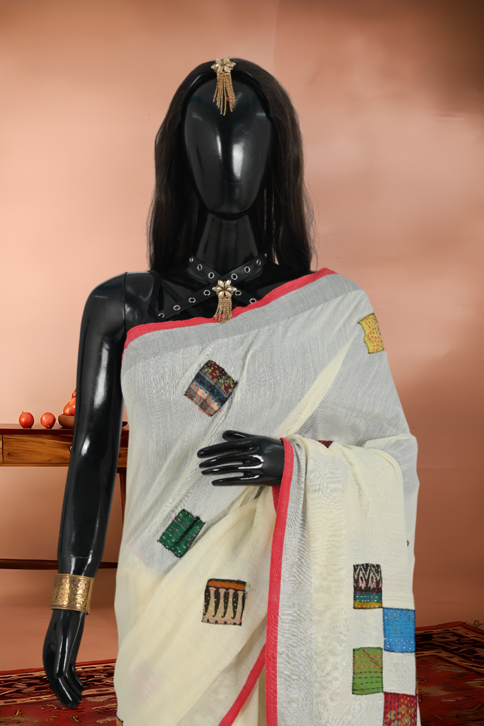 Khadi Cotton Applique Work