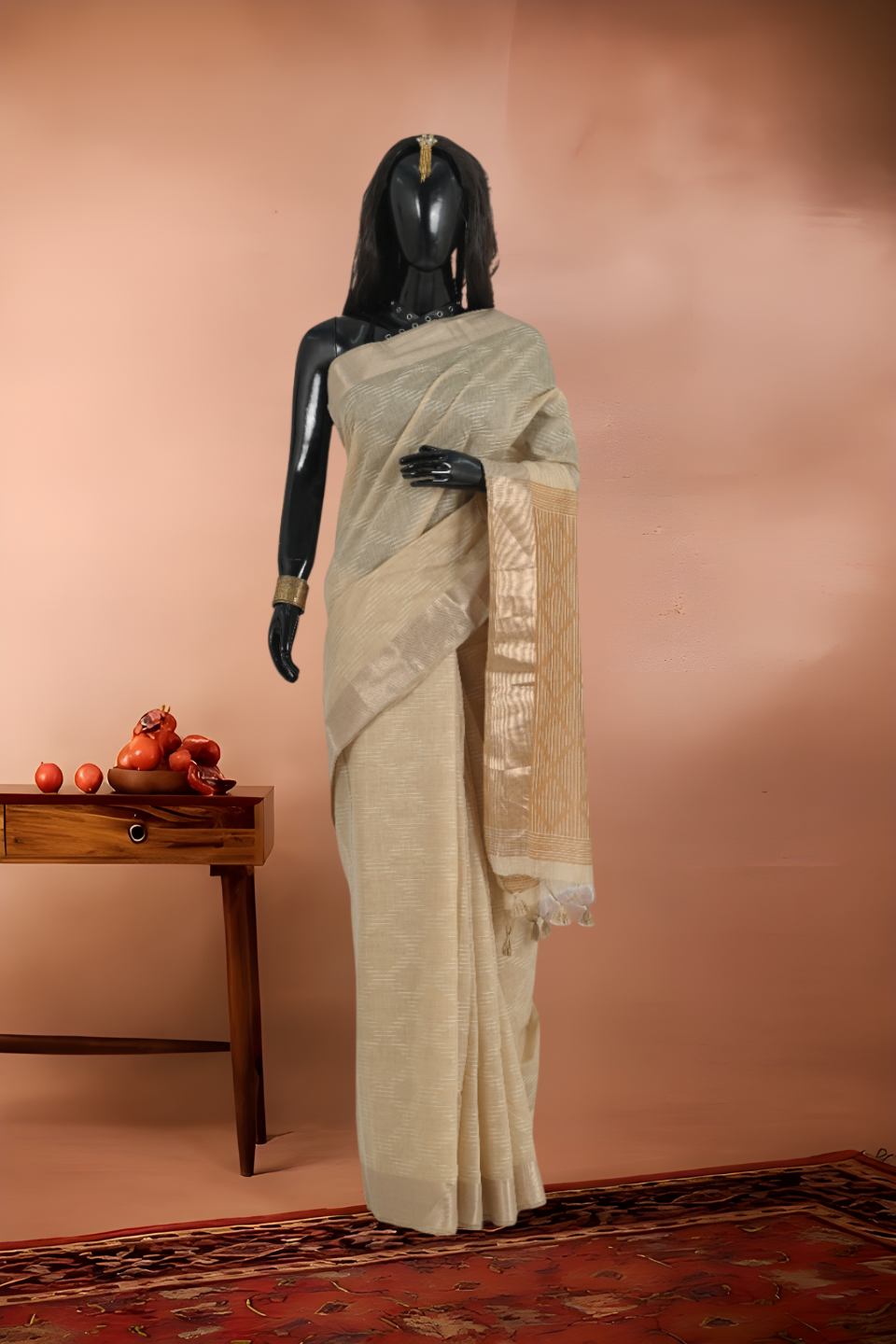 Handloom Cotton Muslin Saree