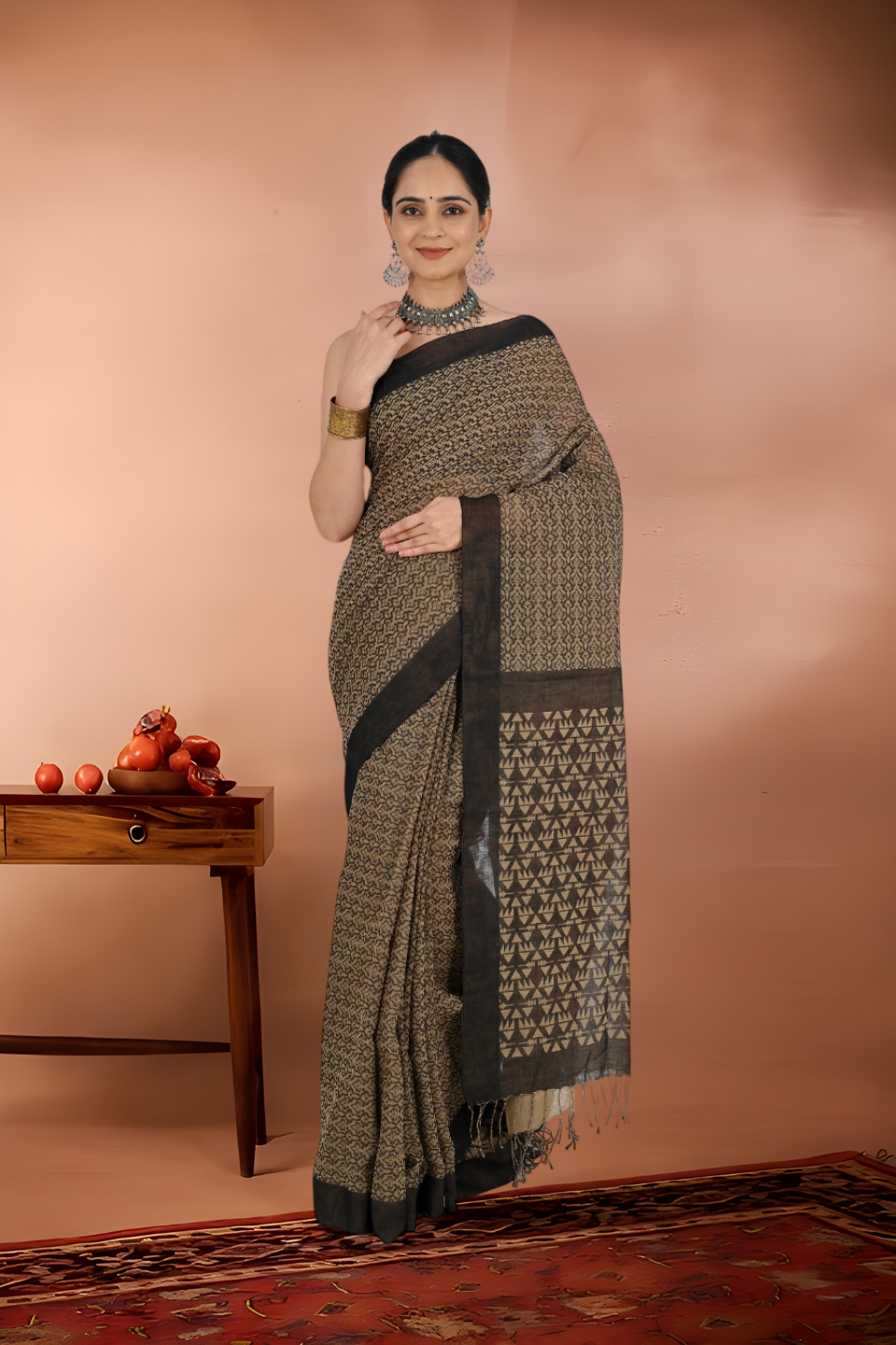 Pure Handloom Soft Cotton Tangail Saree