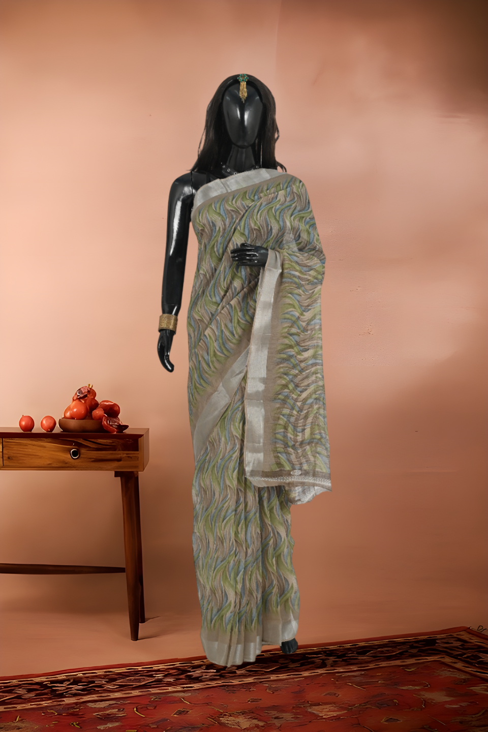 Linen Cotton Saree