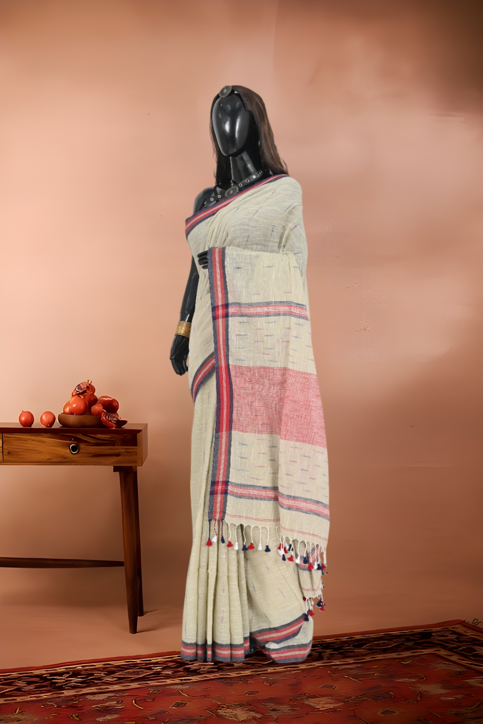 Pure Khadi Handloom Cotton Saree