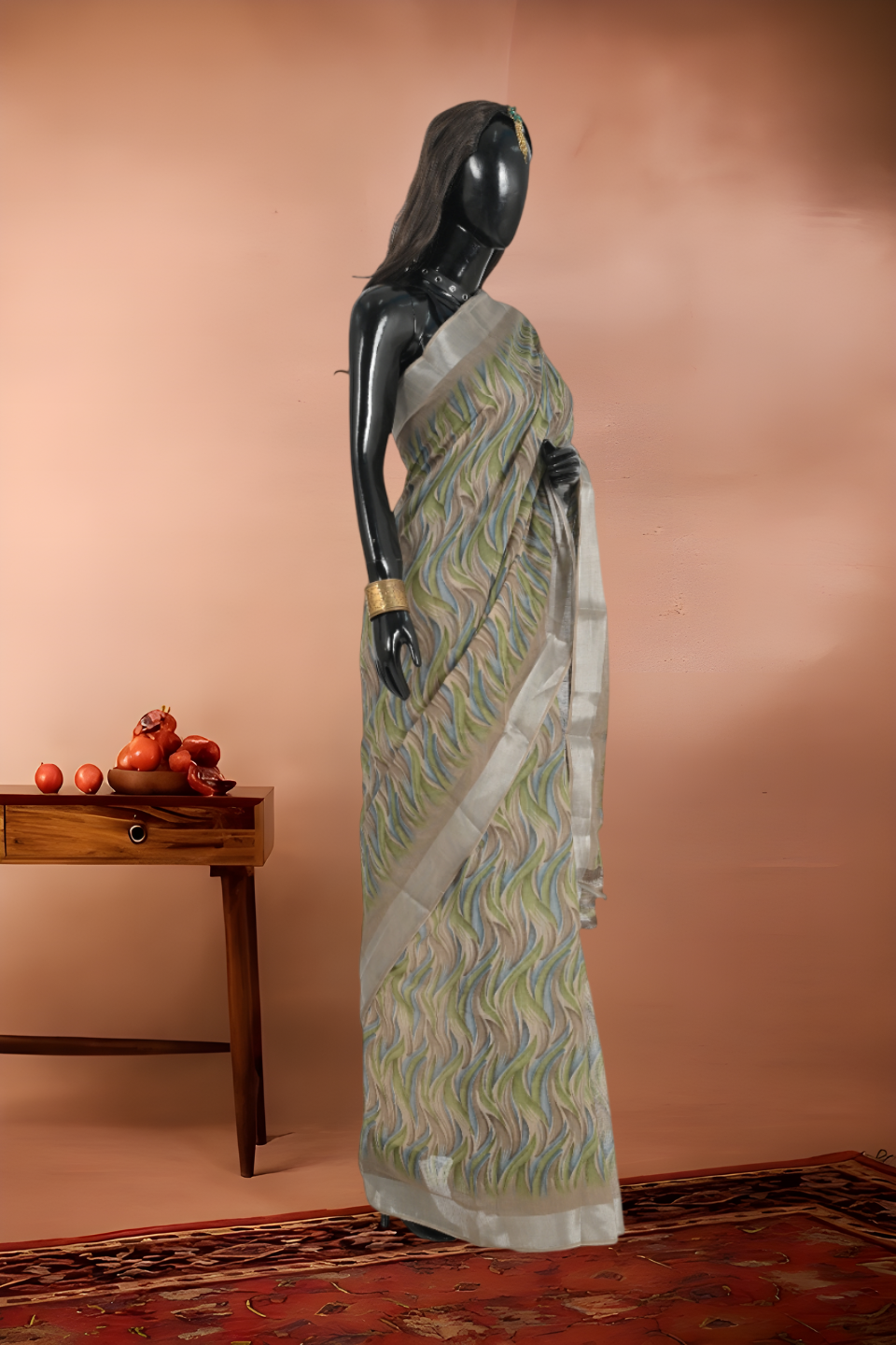 Linen Cotton Saree