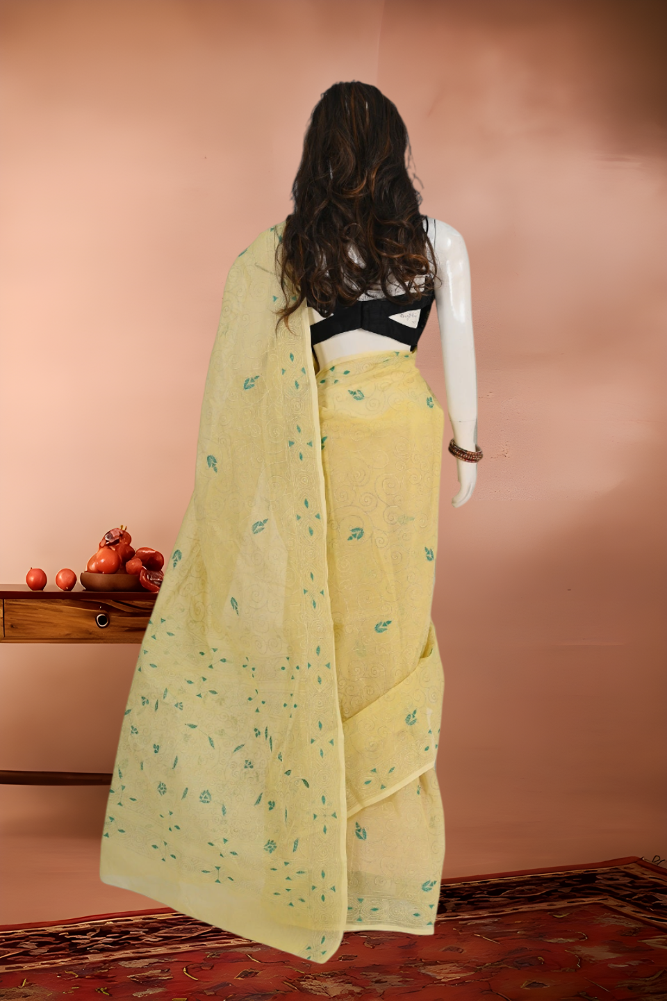 Kantha Stitch Pure Cotton Saree