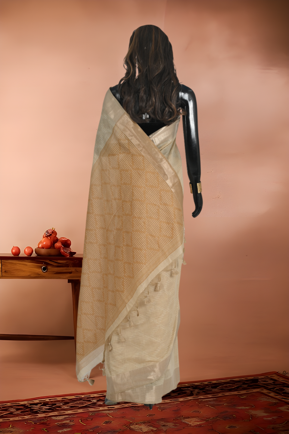 Handloom Cotton Muslin Saree