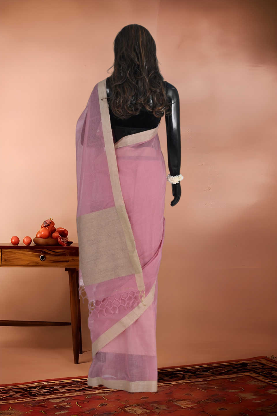 Pure Cotton Kora Silk Saree