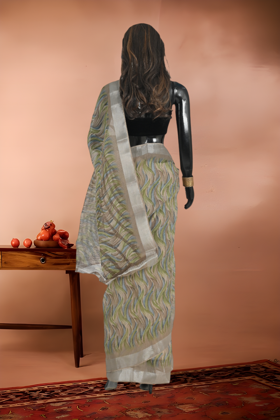 Linen Cotton Saree