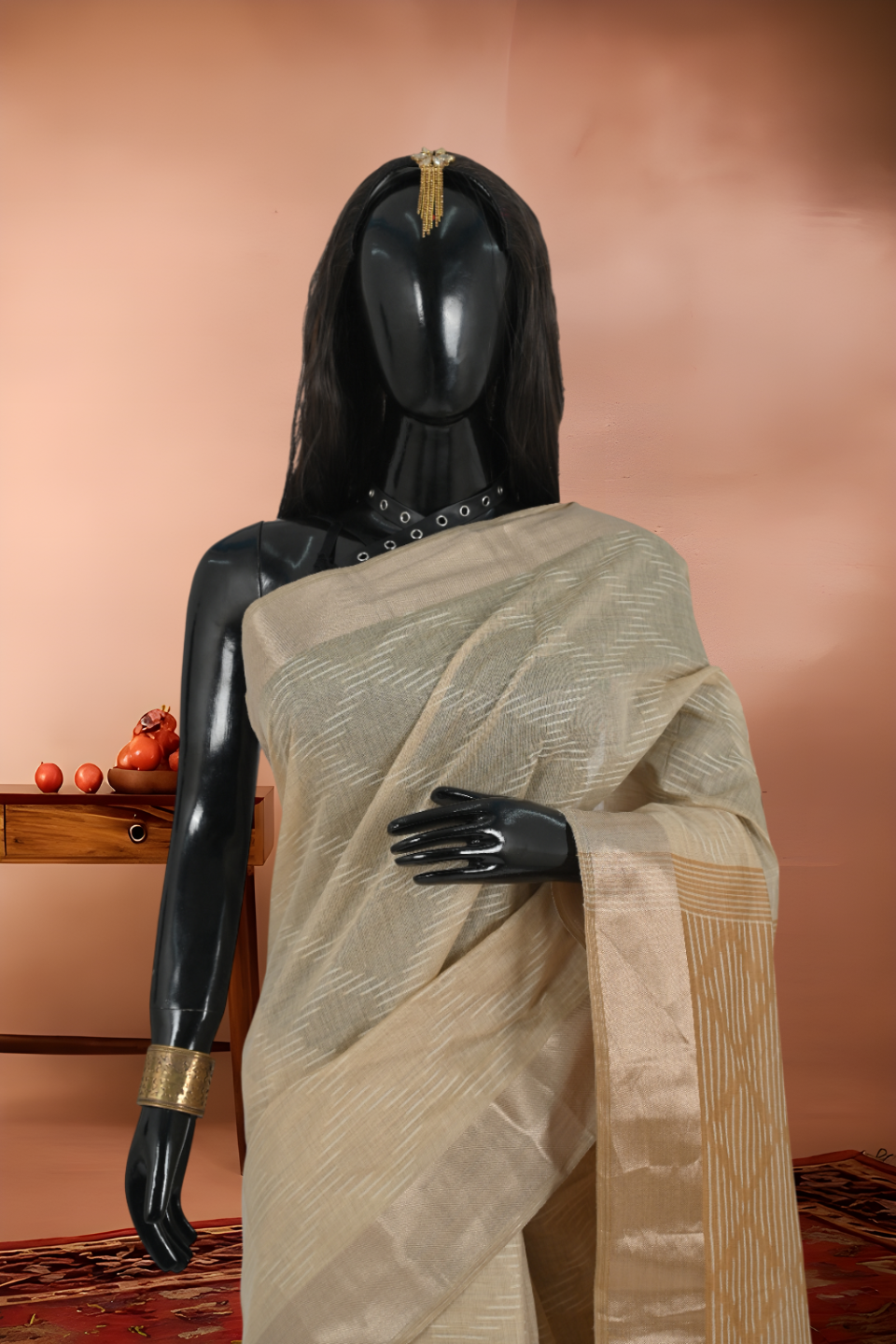 Handloom Cotton Muslin Saree