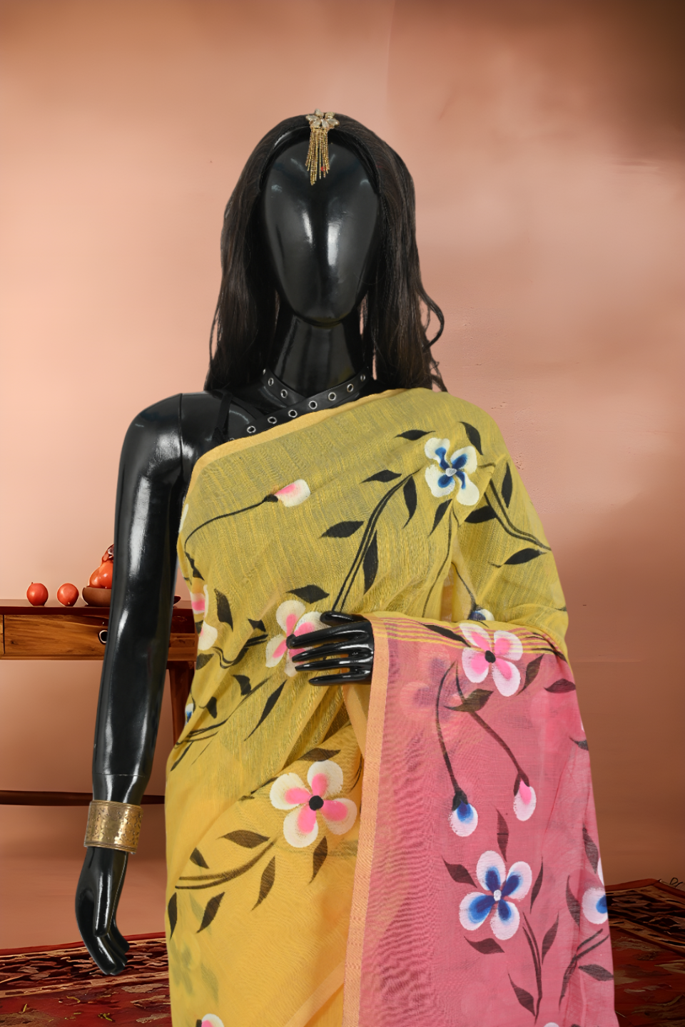 Pure Tant Handloom Boutique Saree