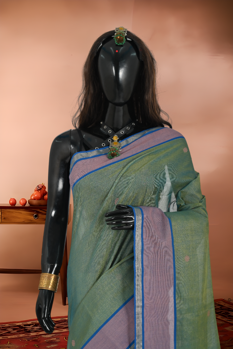 Pure Handloom Jamdani Cotton Saree