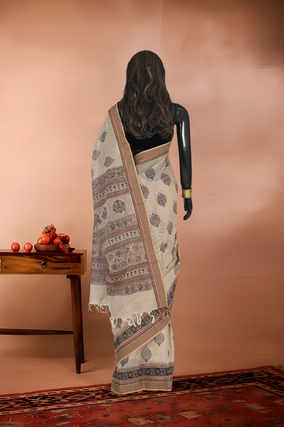 Jaipur Printed Mull Cotton Saree