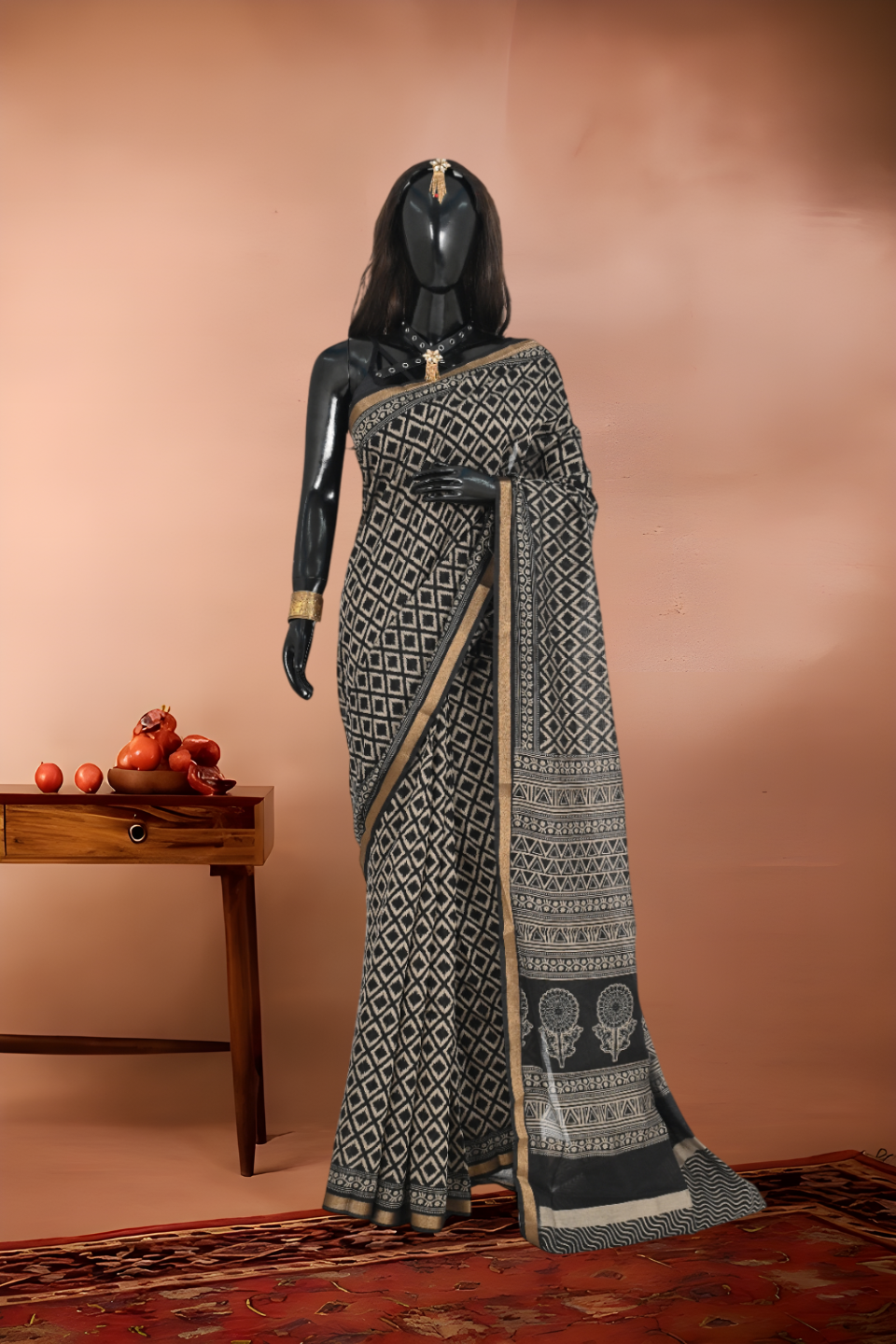 Meenakari Saree (Chanderi Silk)