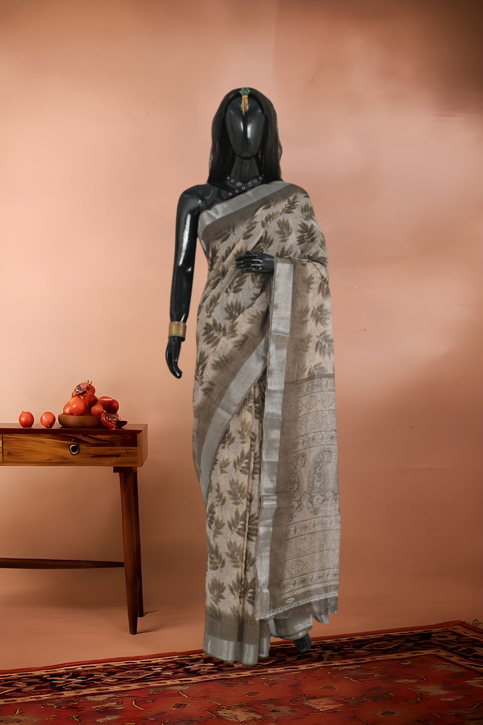 Linen Cotton Saree