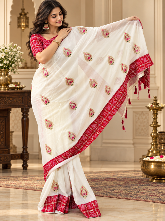 Organza Silk Saree