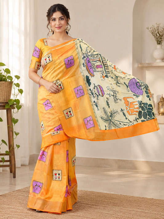 Cotton Silk Saree