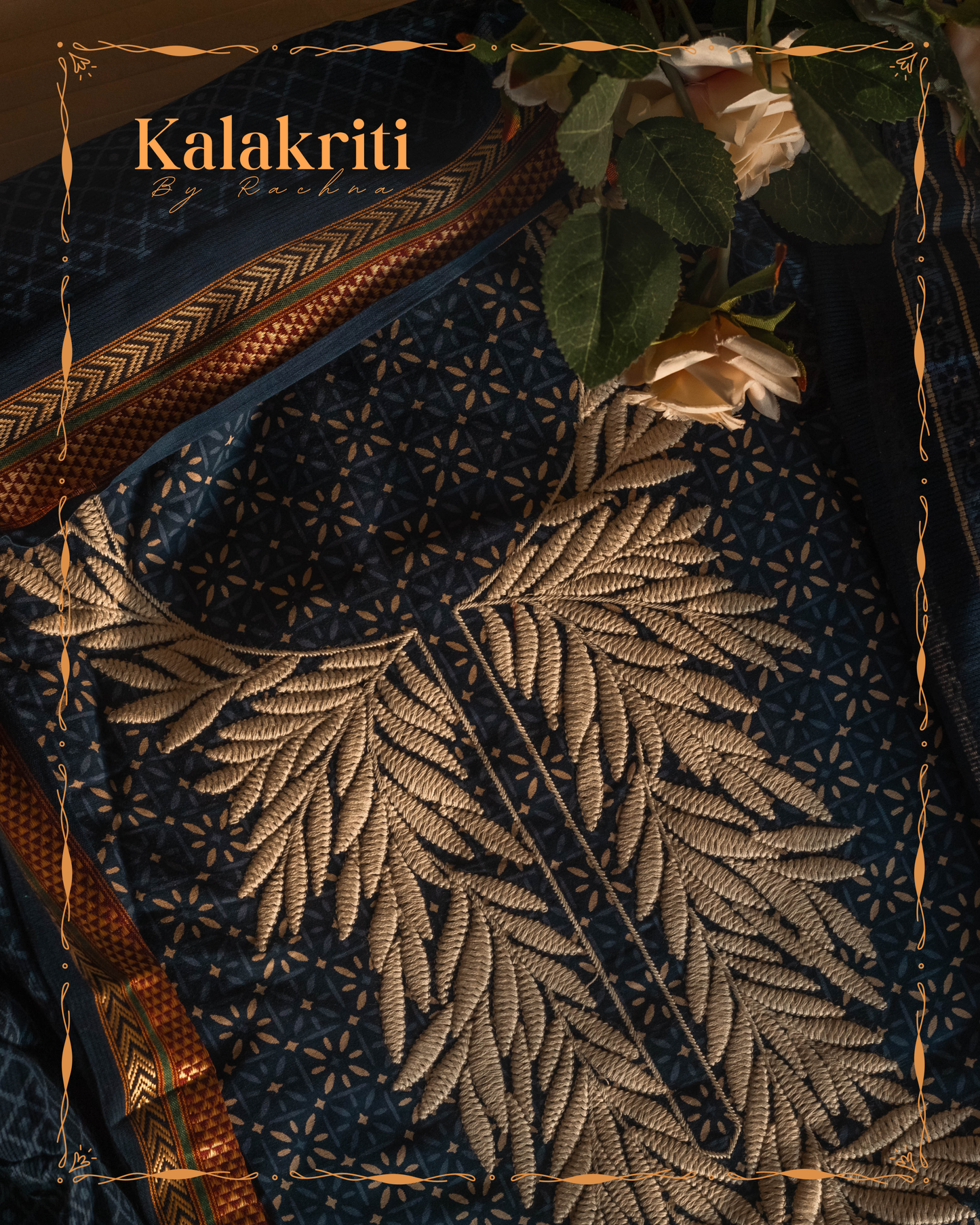Indigo Kaseeda Work Suit Piece