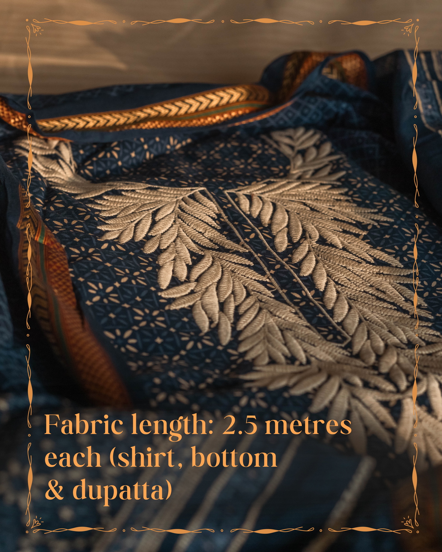 Indigo Kaseeda Work Suit Piece