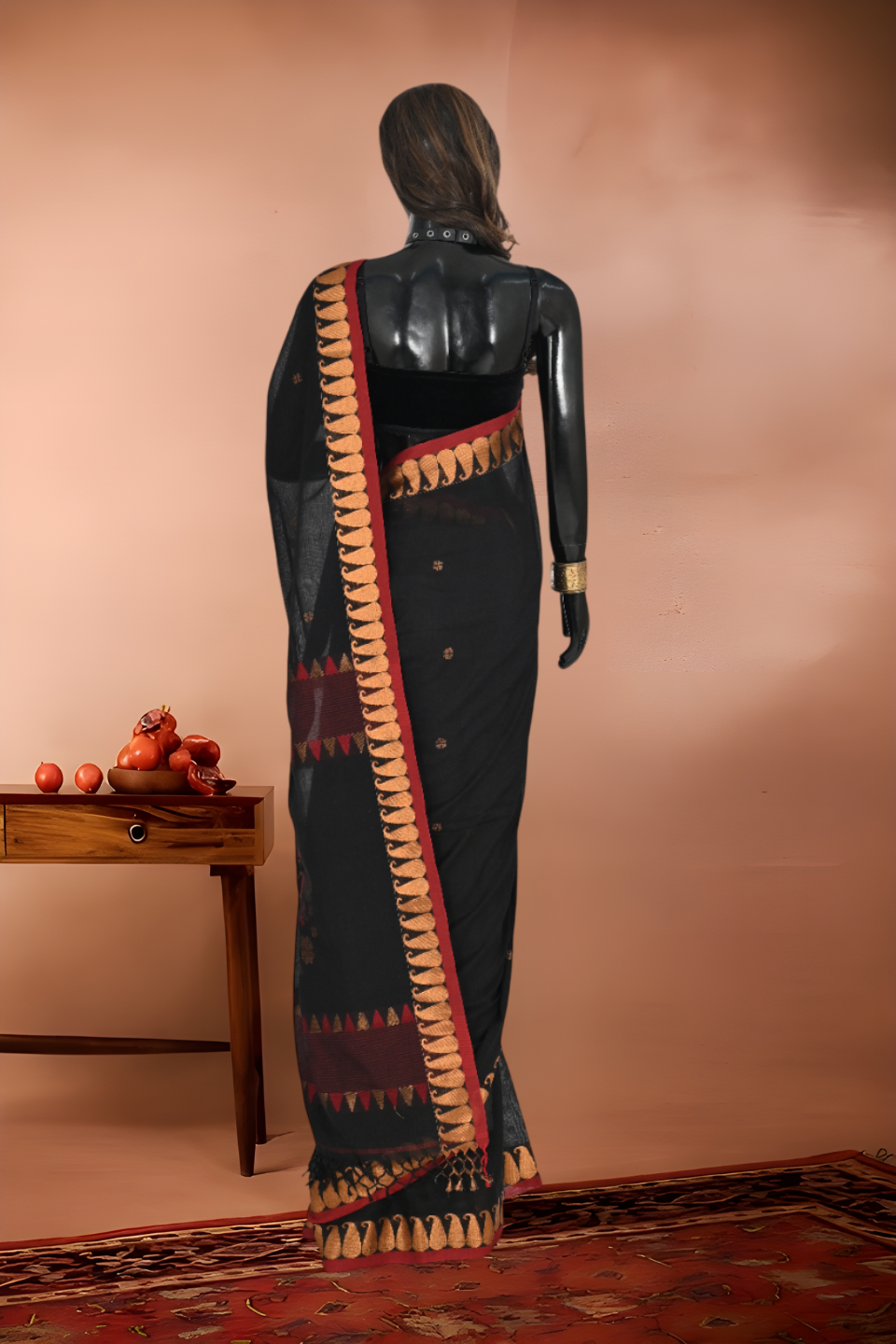 Pure Soft Mull Cotton Jamdani Saree