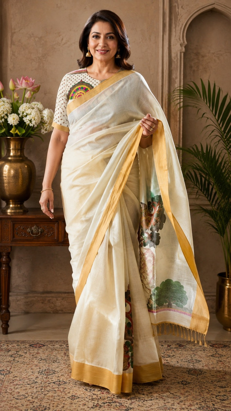 Khadi Silk Saree