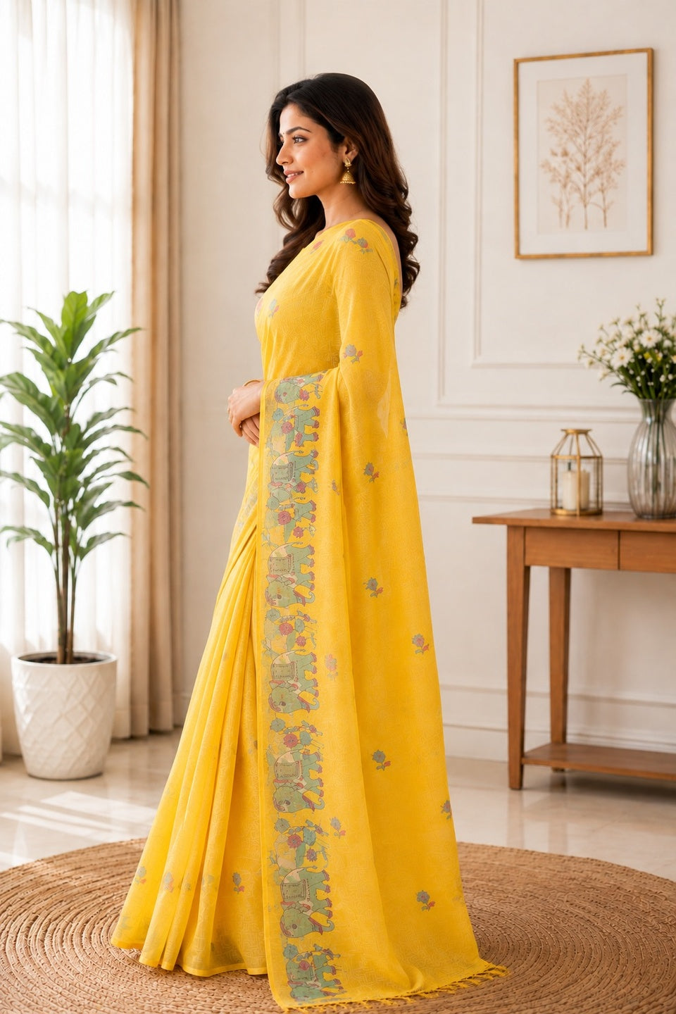 Muga Cotton  Saree
